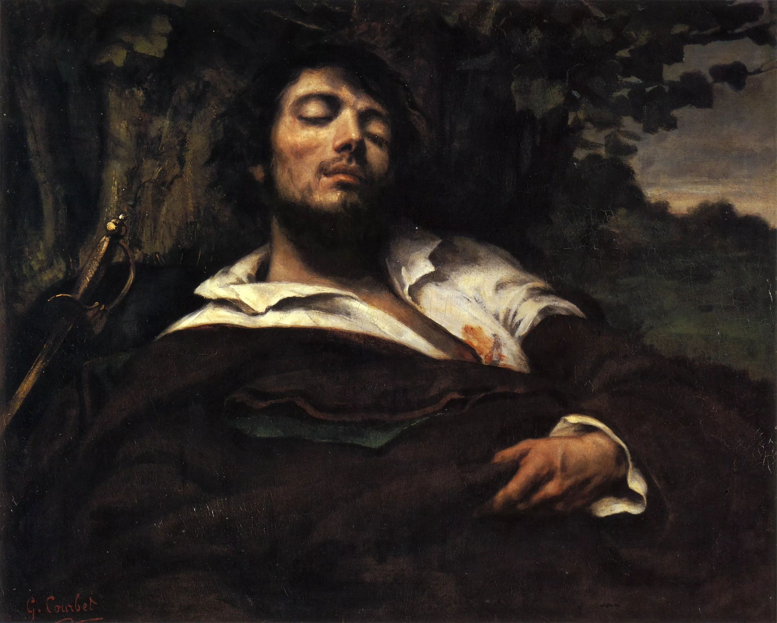 'L'home ferit', de Gustave Courbet
