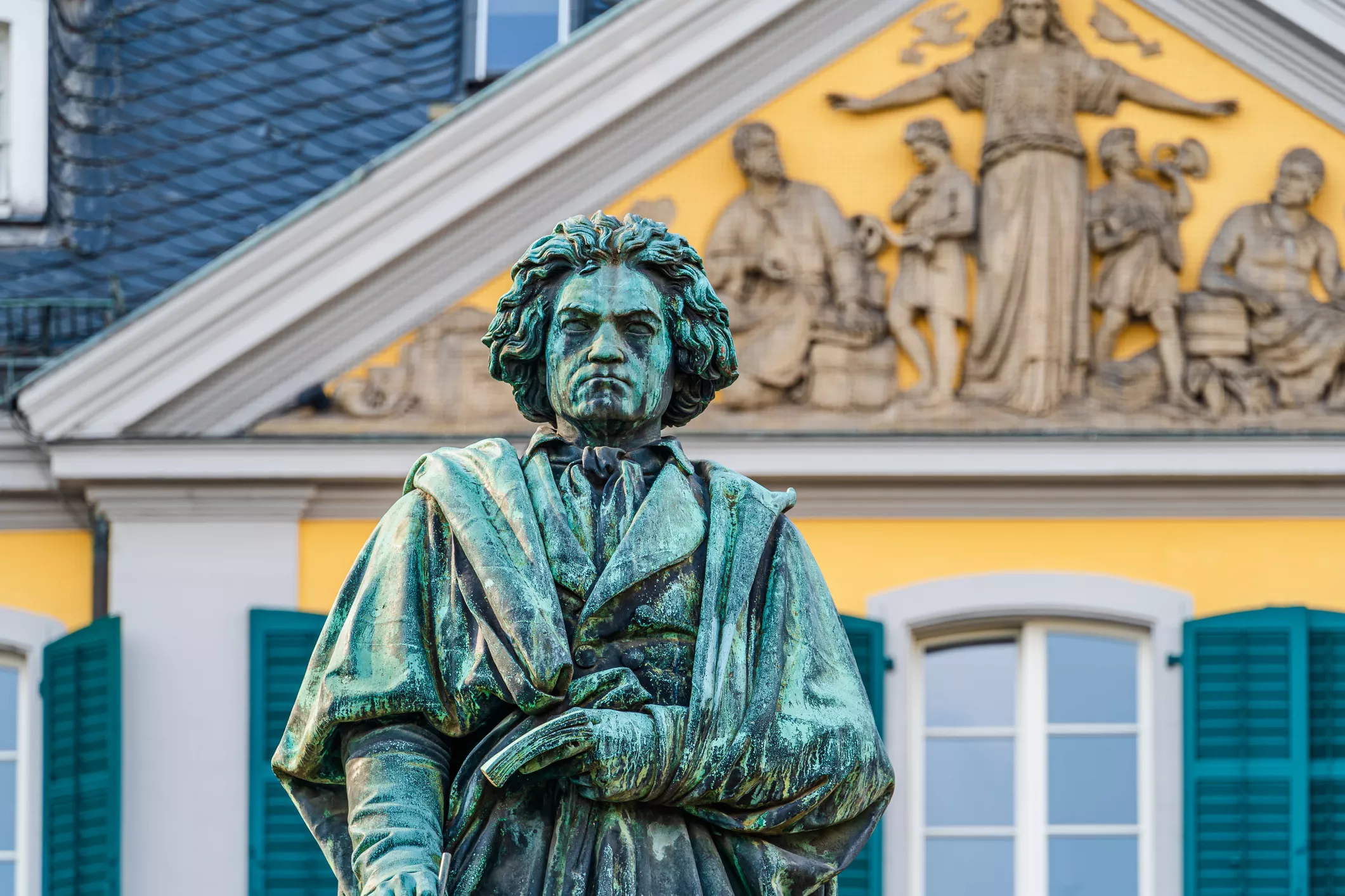 Estàtua del monument a Beethoven a Bonn, Alemanya
