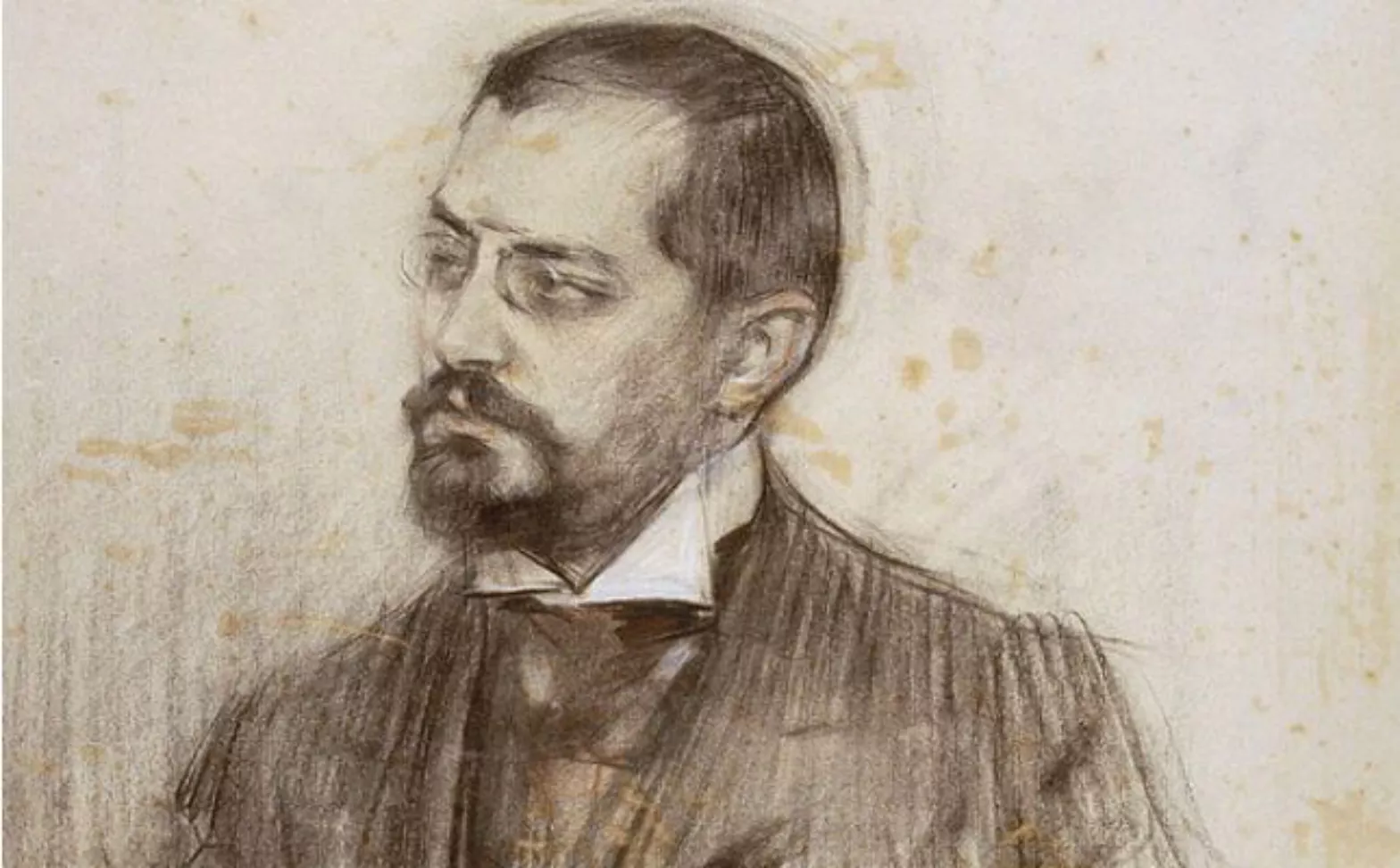 Josep Puig i Cadafalch retratat per Ramon Casas