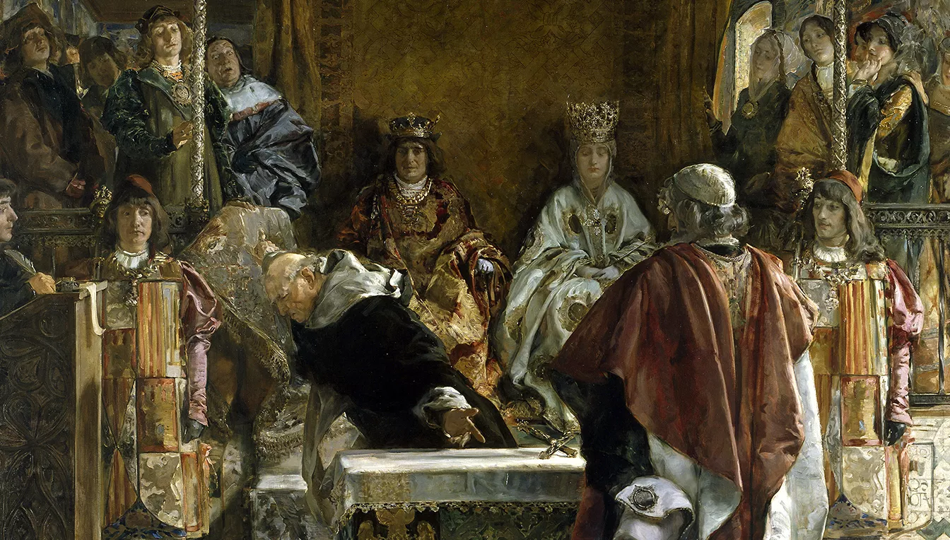 El 31 de març del 1492, els Reis Catòlics –a sobre– van firmar un decret d’expulsió dels jueus