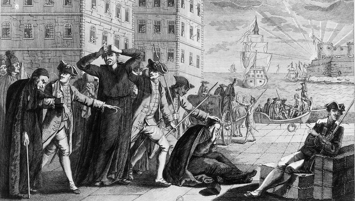 El desterrament dels jesuïtes es va efectuar durant la primavera del 1767