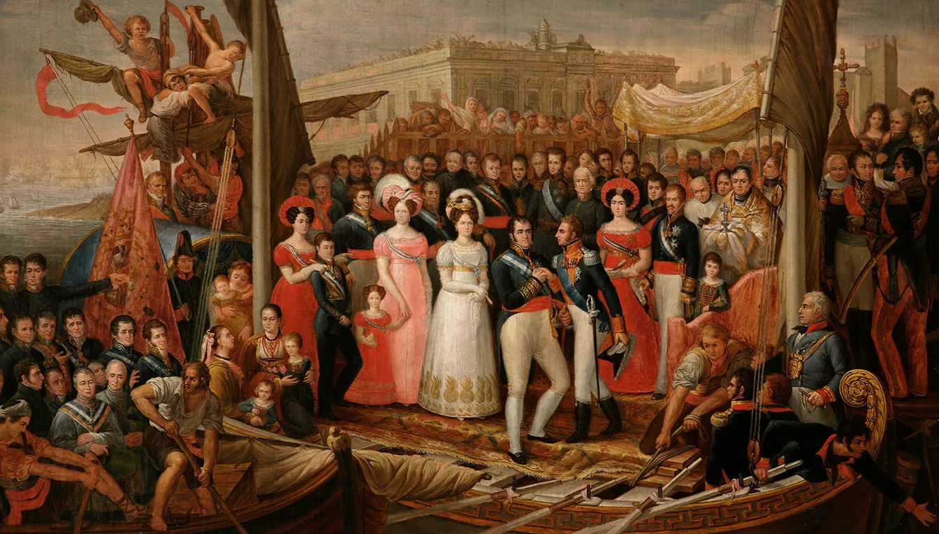 El 1823, Ferran VII va abolir la Constitució i va restablir la monarquia absoluta, acabant, així, amb el Trienni Liberal