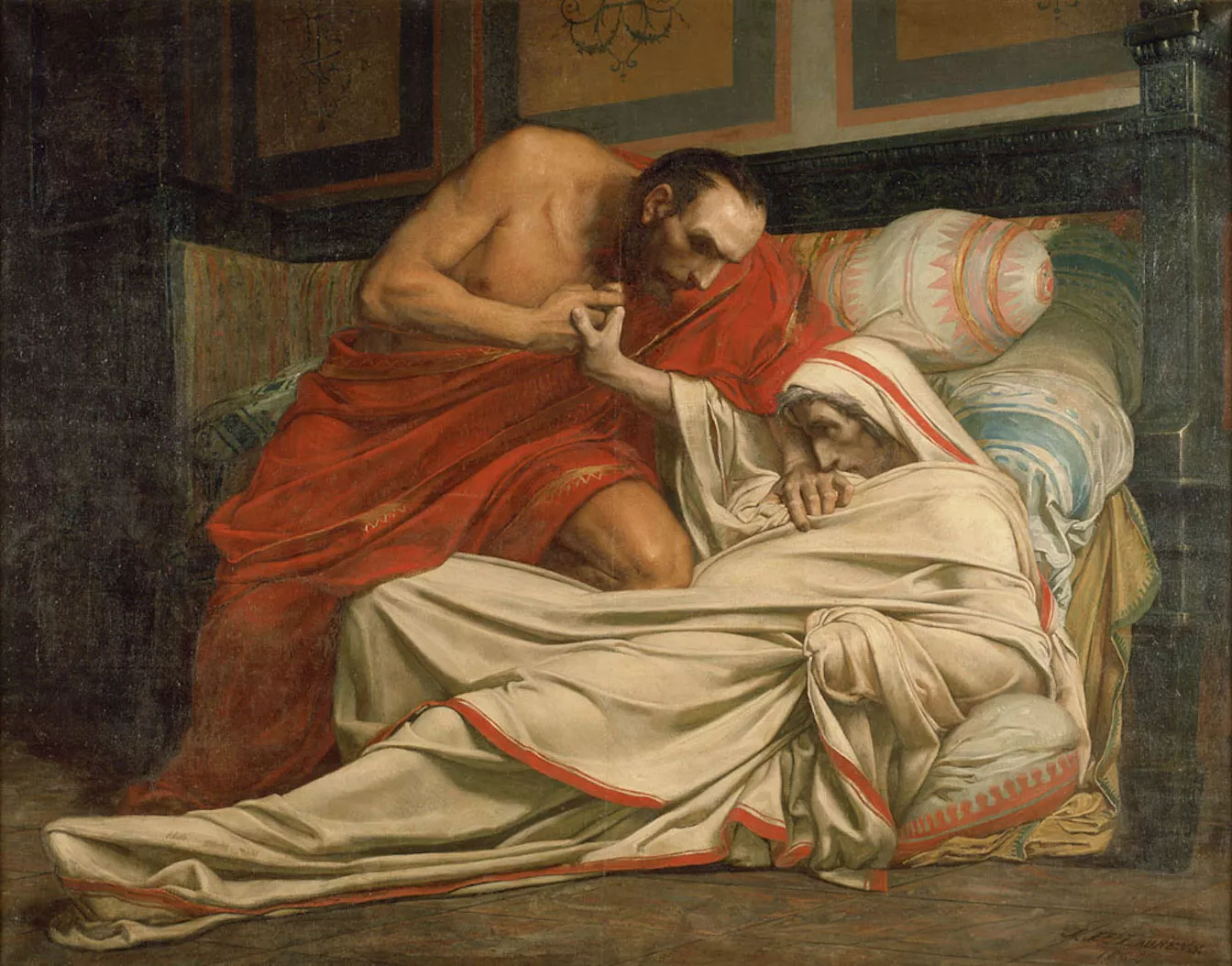 La mort de Tiberi, de Jean Paul Laurens