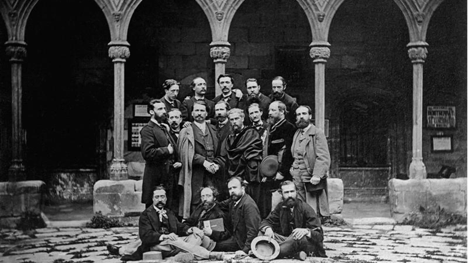 Participants en els Jocs Florals del 1868, certamen que va facilitar l’aparició de nous escriptors