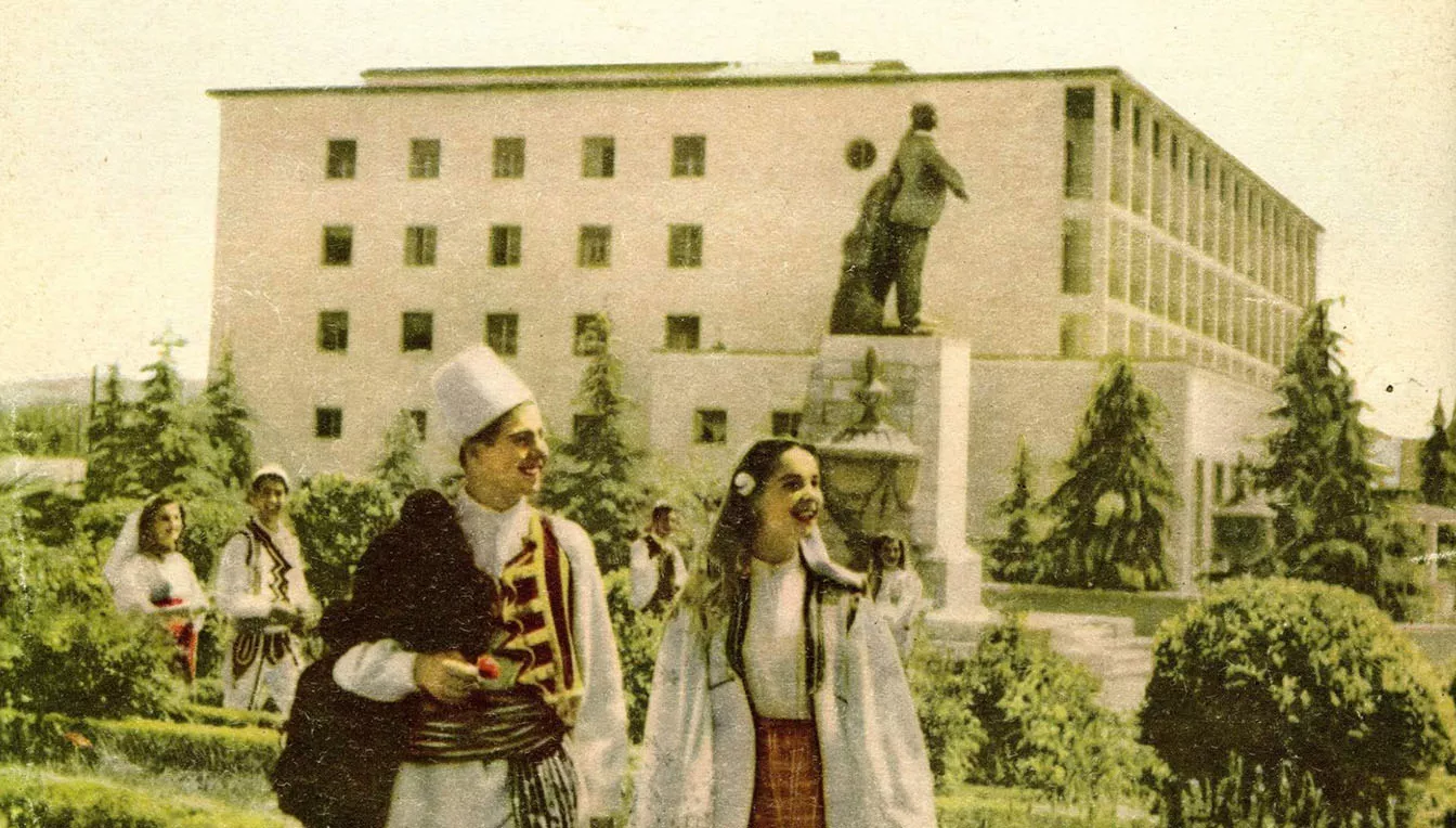 Imatge d'arxiu de l'Hotel Dajti de Tirana (Albània)