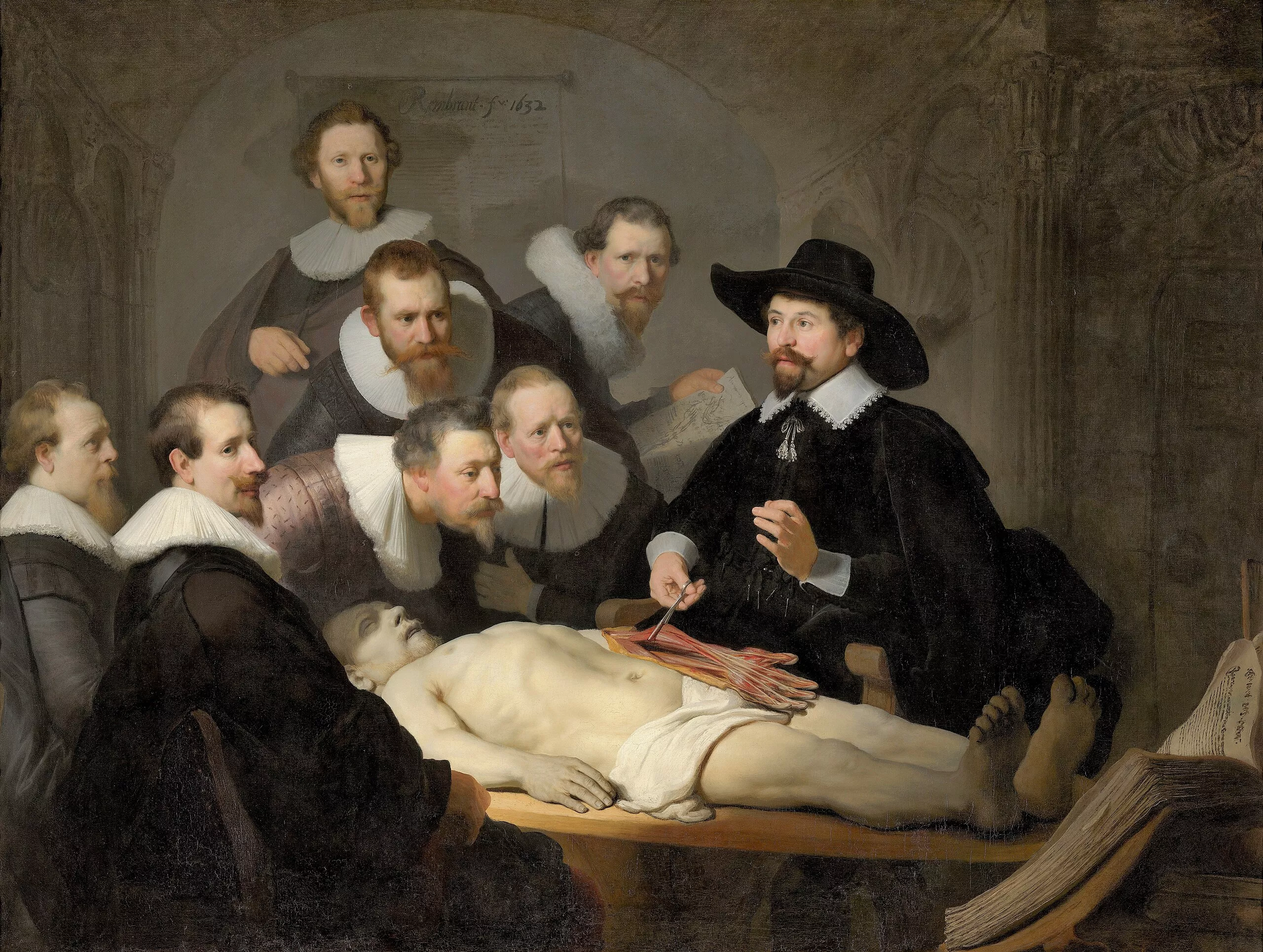 'Lliçó d'anatomia del Doctor Nicolaes Tulp', de Rembrandt