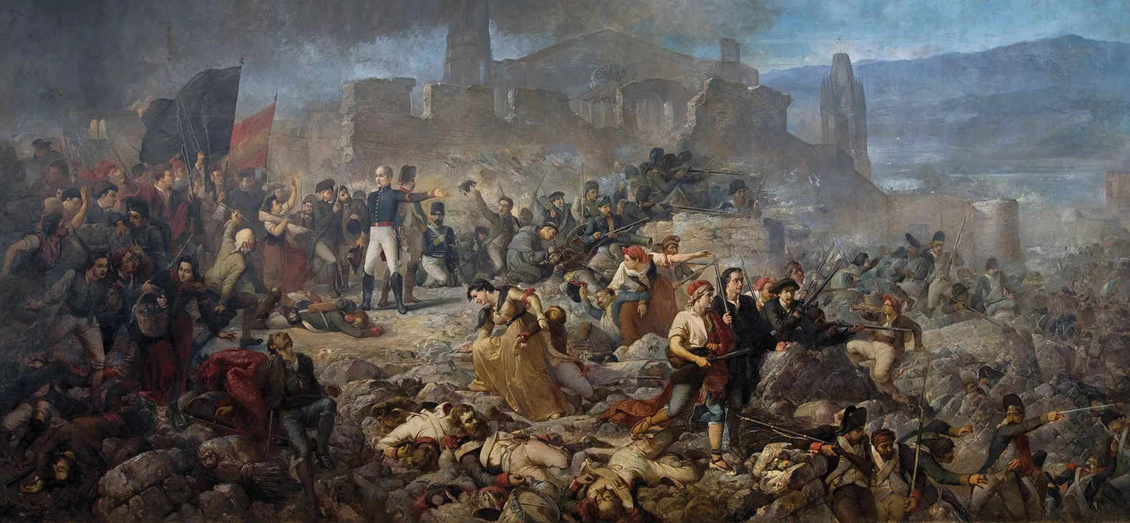 'El gran dia de Girona', de Ramon Martí Alsina, representa els fets del 19 de setembre del 1809, quan l'exèrcit francès va intentar l'atac definitiu a la ciutat