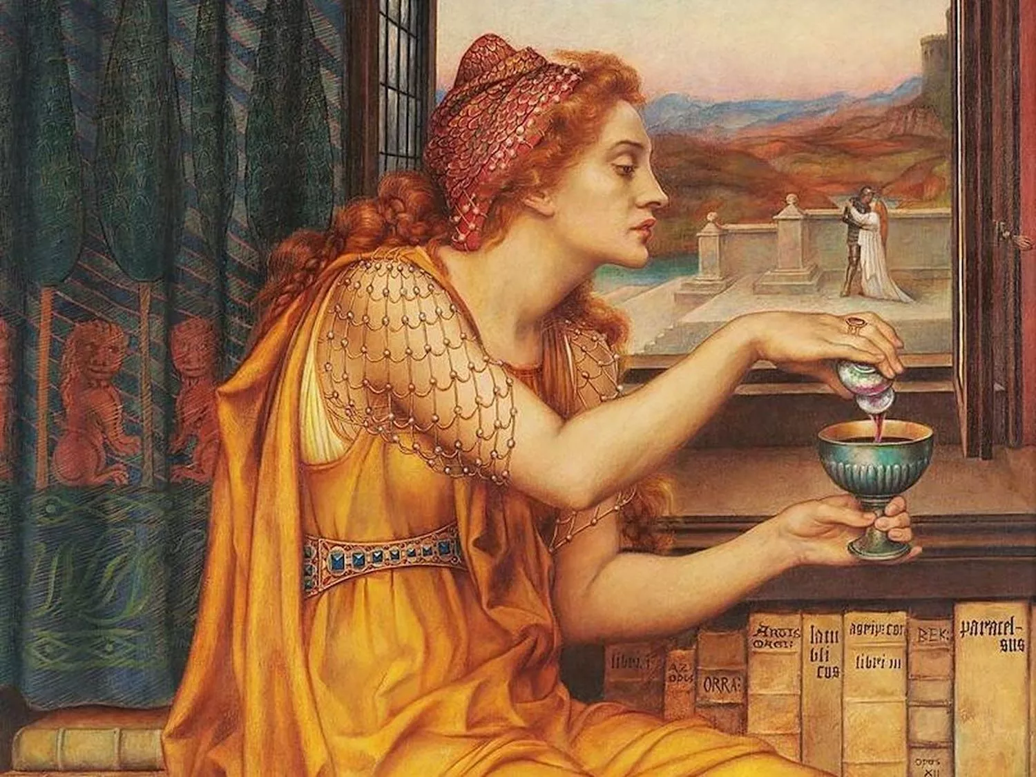 'The love potion', d'Evelyn De Morgan (1903)