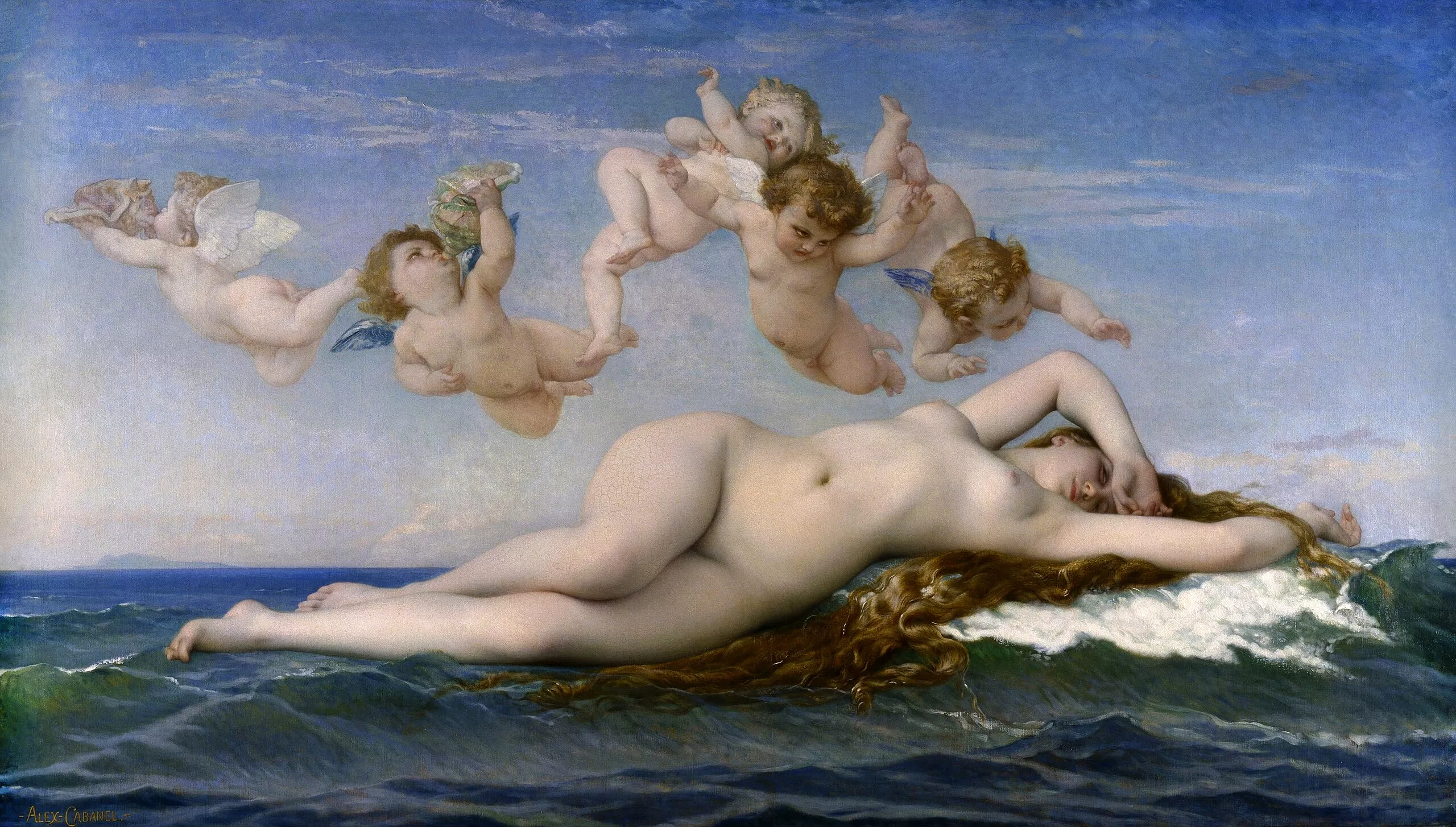 'El naixement de Venus', d'Alexandre Cabanel