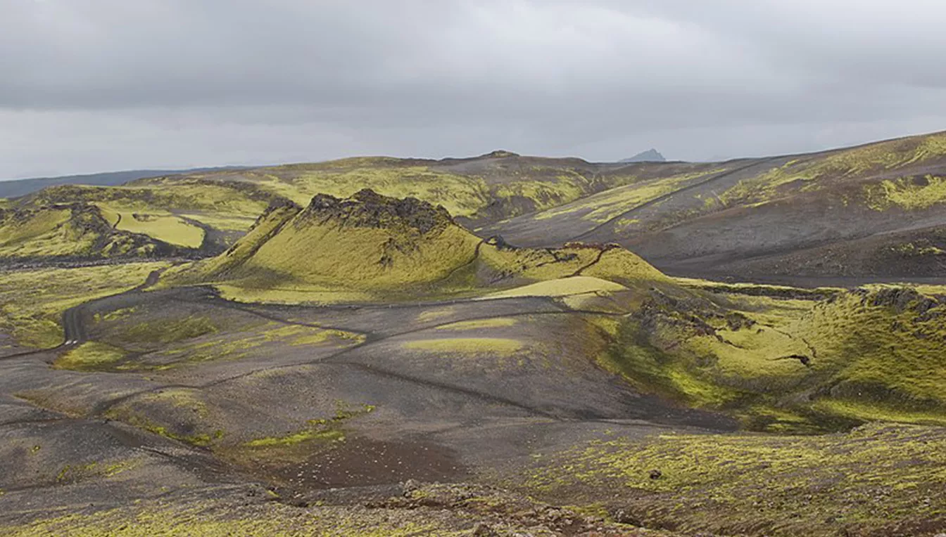 Imatge del volcà Laki (Islàndia)