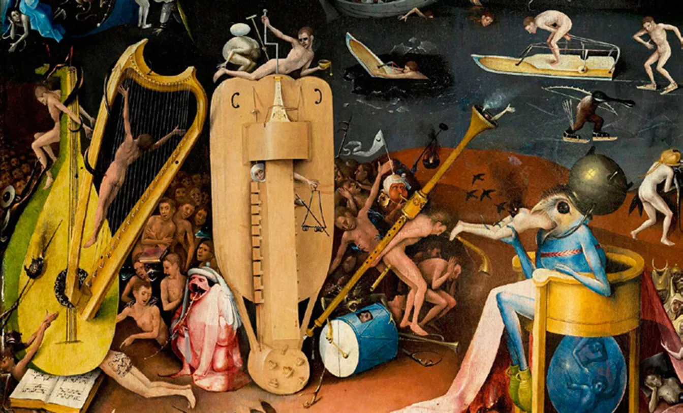 Una partitura al cul: la representació d’un so desagradable a l’infern de Bosch