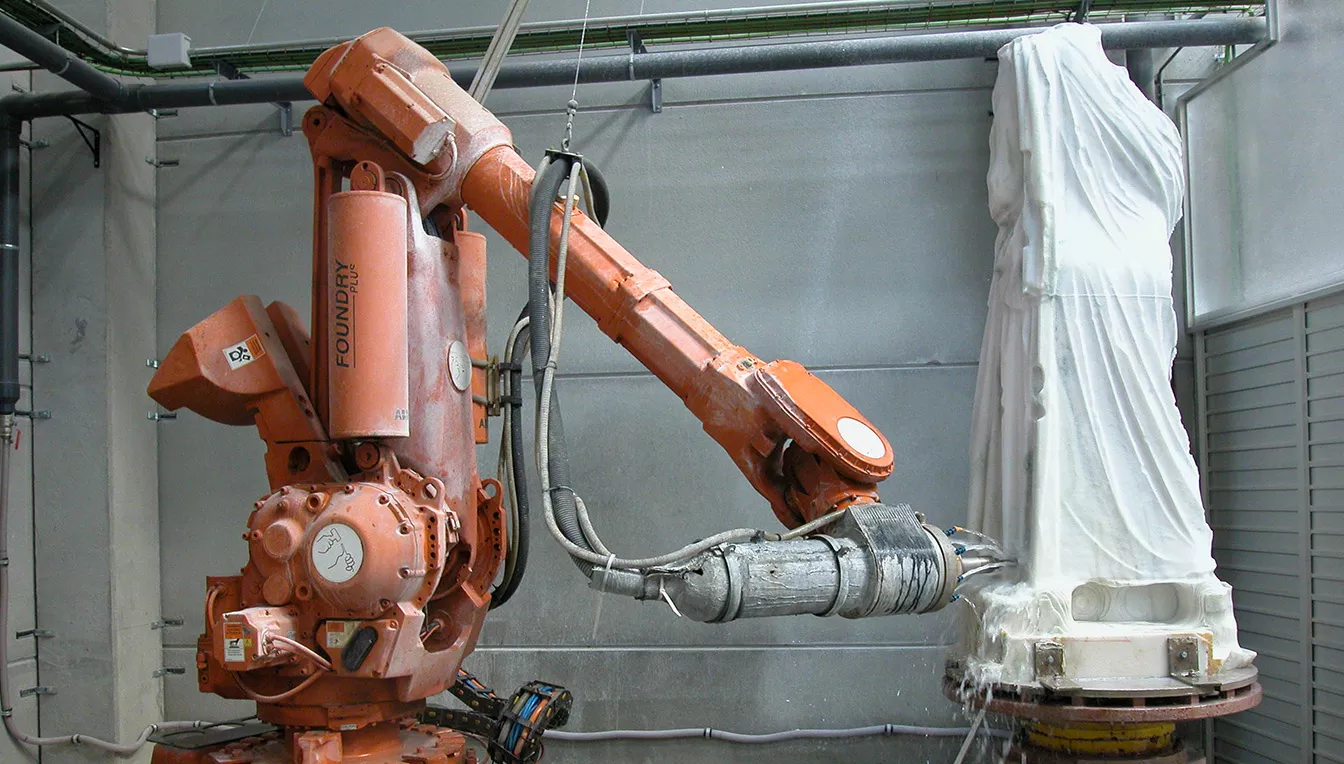 El robot que va esculpir l’Esculapi