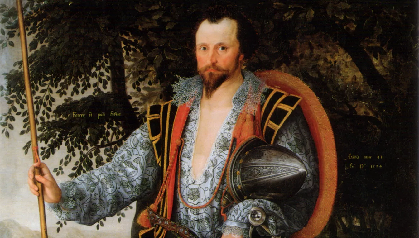 Marcus Gheeraerts II va pintar aques retrat del capità Thomas Lee (1594)