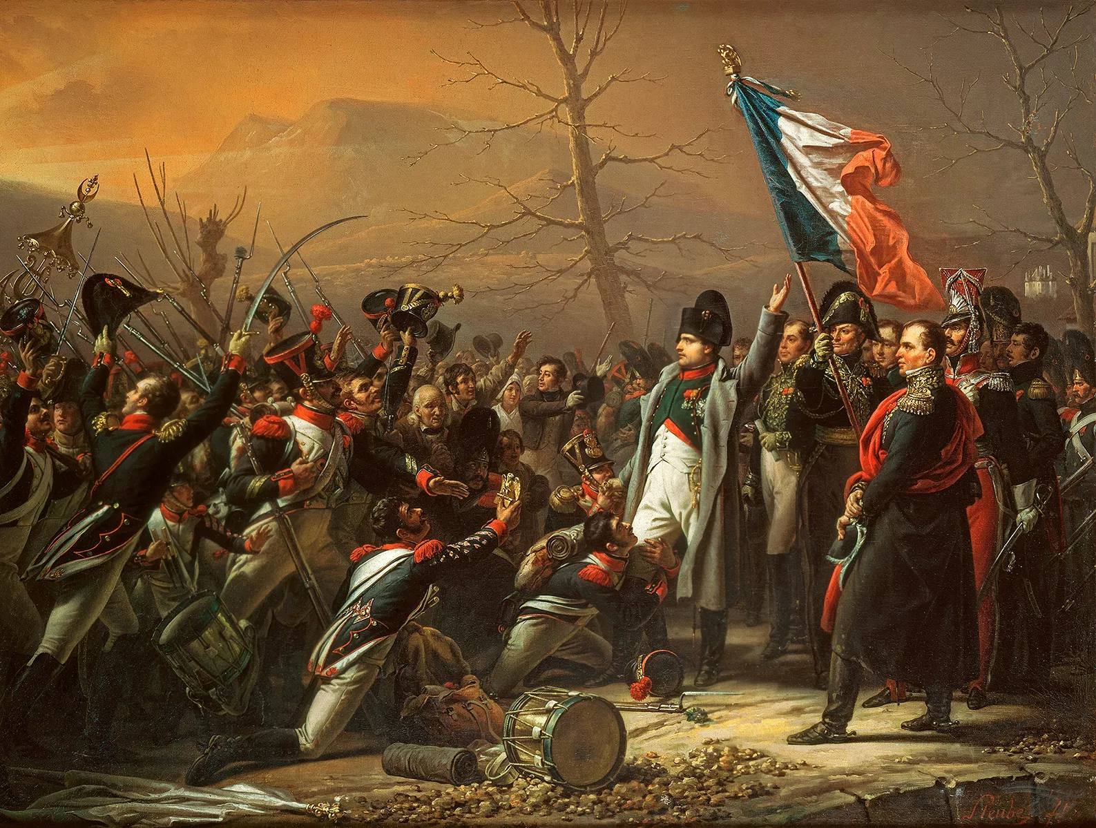 Napoleó va marxar el 26 de febrer d’Elba, on havia passat 10 mesos com a sobirà, amb l’objectiu de desembarcar a França i fer cap a París el més ràpid possible