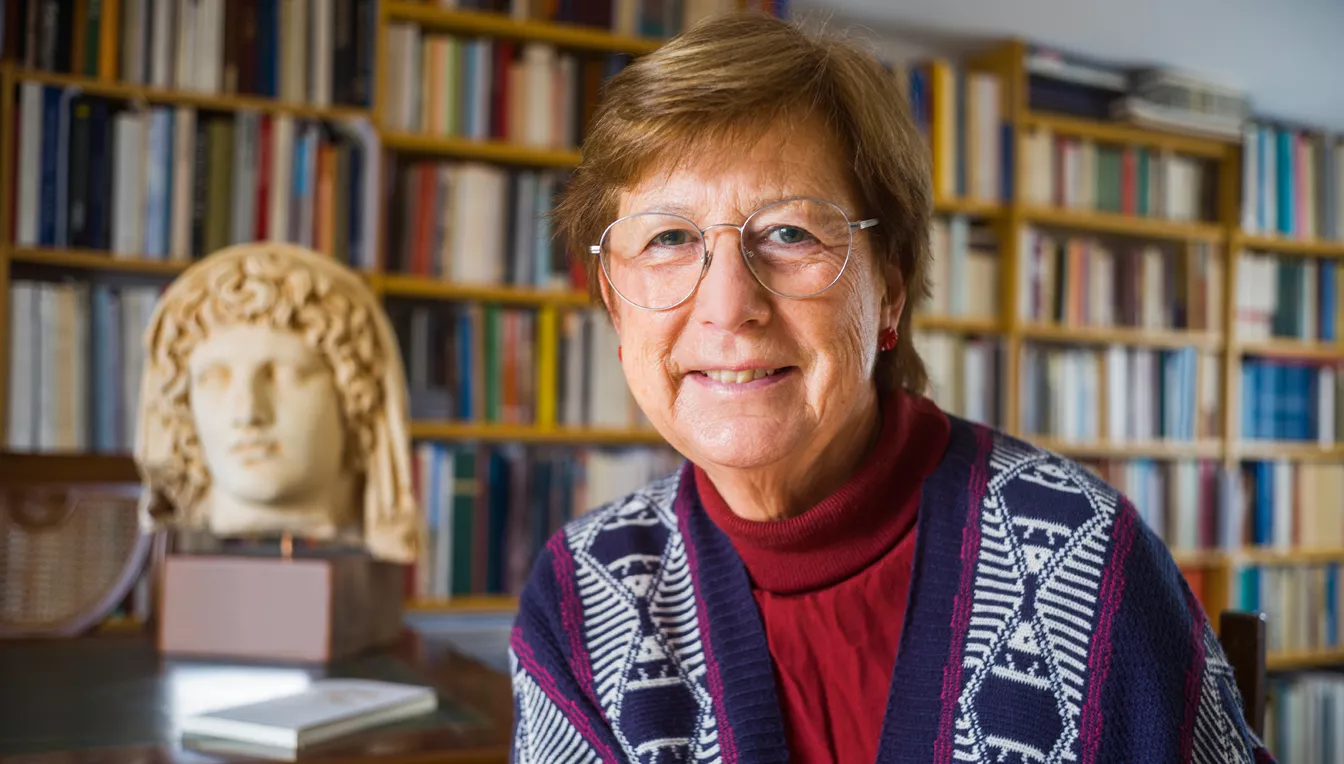 Isabel Rodà, catedràtica d’arqueologia de la UAB i autora de 'Ahir Roma, avui nosaltres'