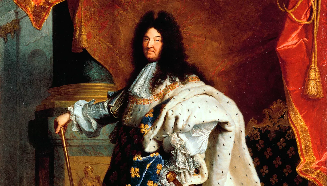 Lluis XIV de França, conegut com el Rei Sol, retratat per Hyacinthe Rigaud