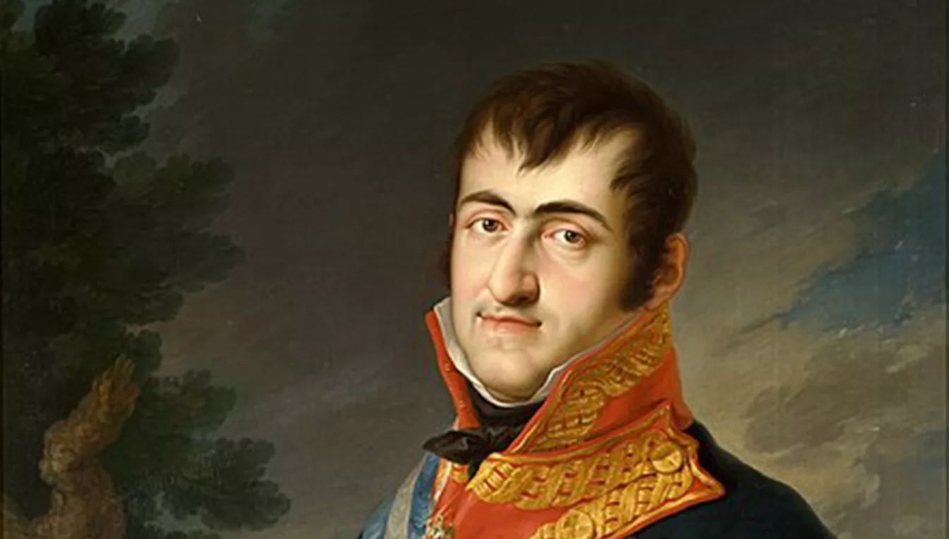 Retrat de Ferran VII fet pel pintor Vicent López Portaña