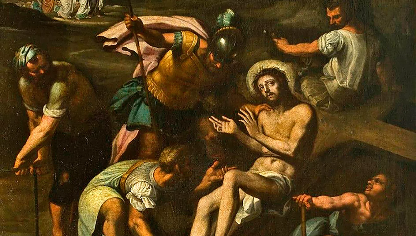 'Els preparatius de la crucifixió', de Francesc Ribalta, es pot veure al Museu de l’Hermitage de Sant Petersburg