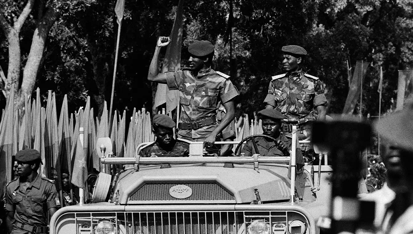 Thomas Sankara Sankara va arribar al poder el 1982, després d’un pronunciament militar, molt habitual a l’Àfrica de l’època
