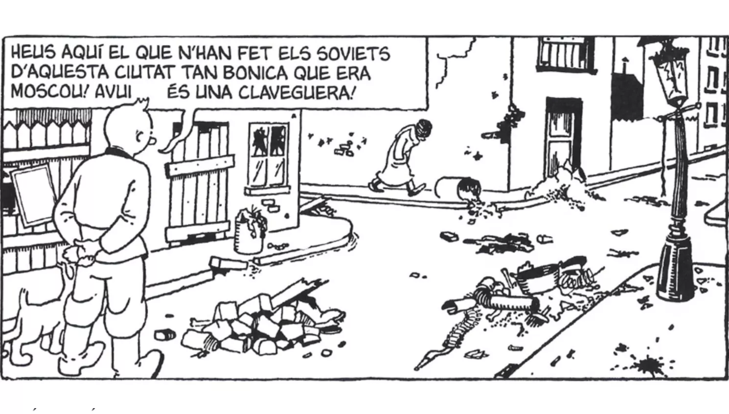 'Tintín al país dels soviets' és el primer volum de 'Les aventures de Tintín', la sèrie de còmics d'Hergé