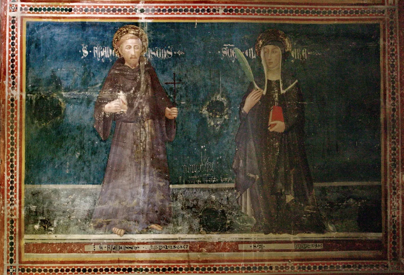 ‘Sant Francesc i Santa Clara’, de Ferrer Bassa