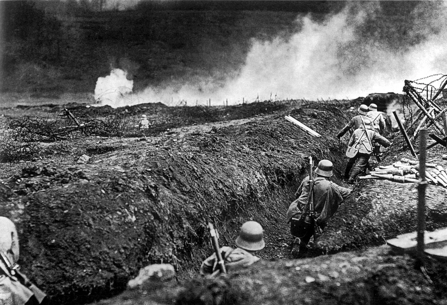 Trinxera de la Primera Guerra Mundial