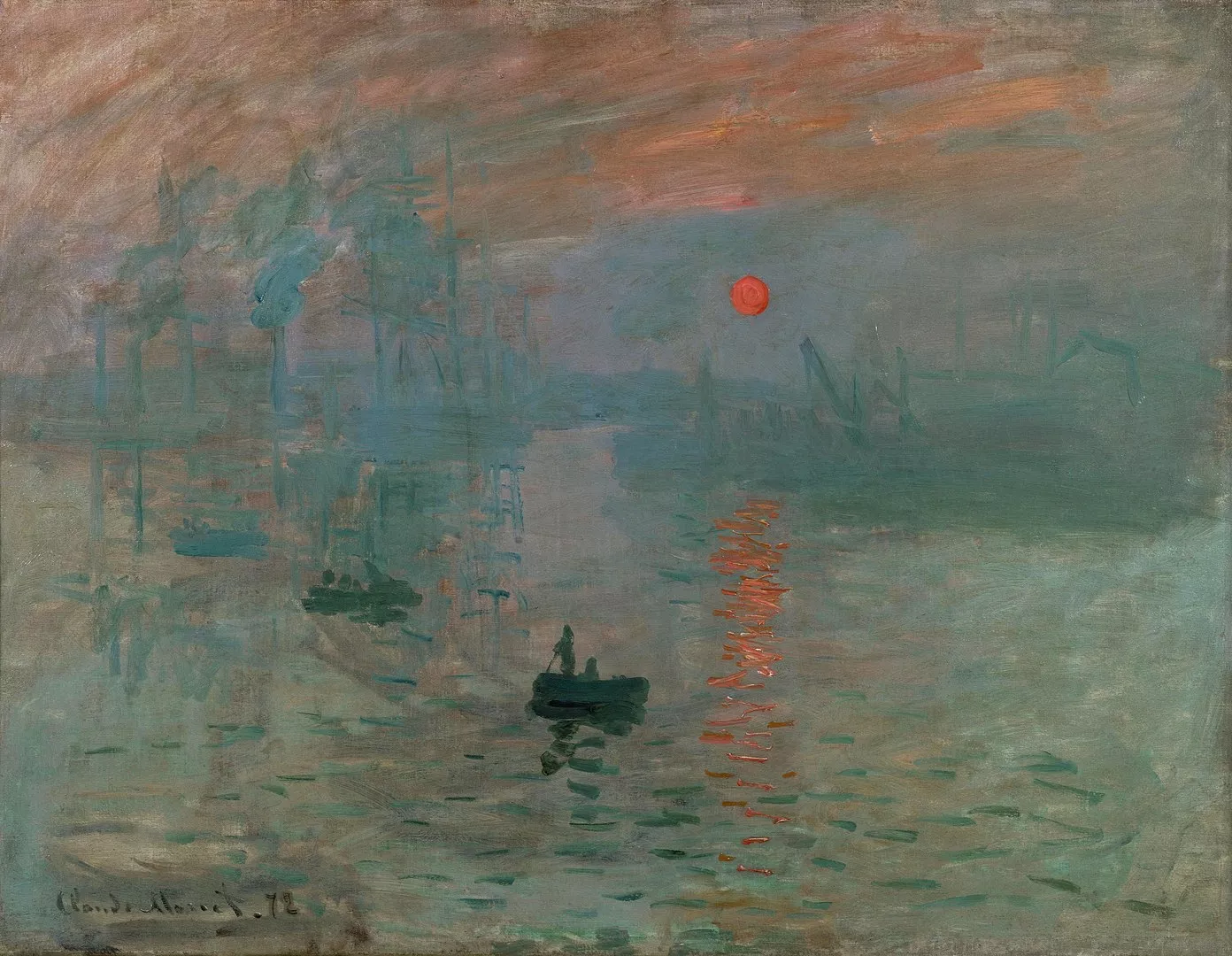 'Impressió, sol naixent', de Claude Monet