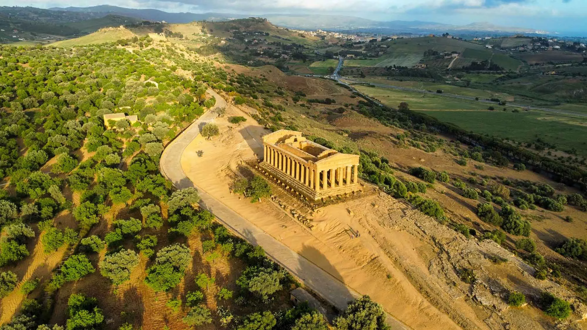 El Temple de la Concòrdia, a Agrigento (Sicília, Itàlia)