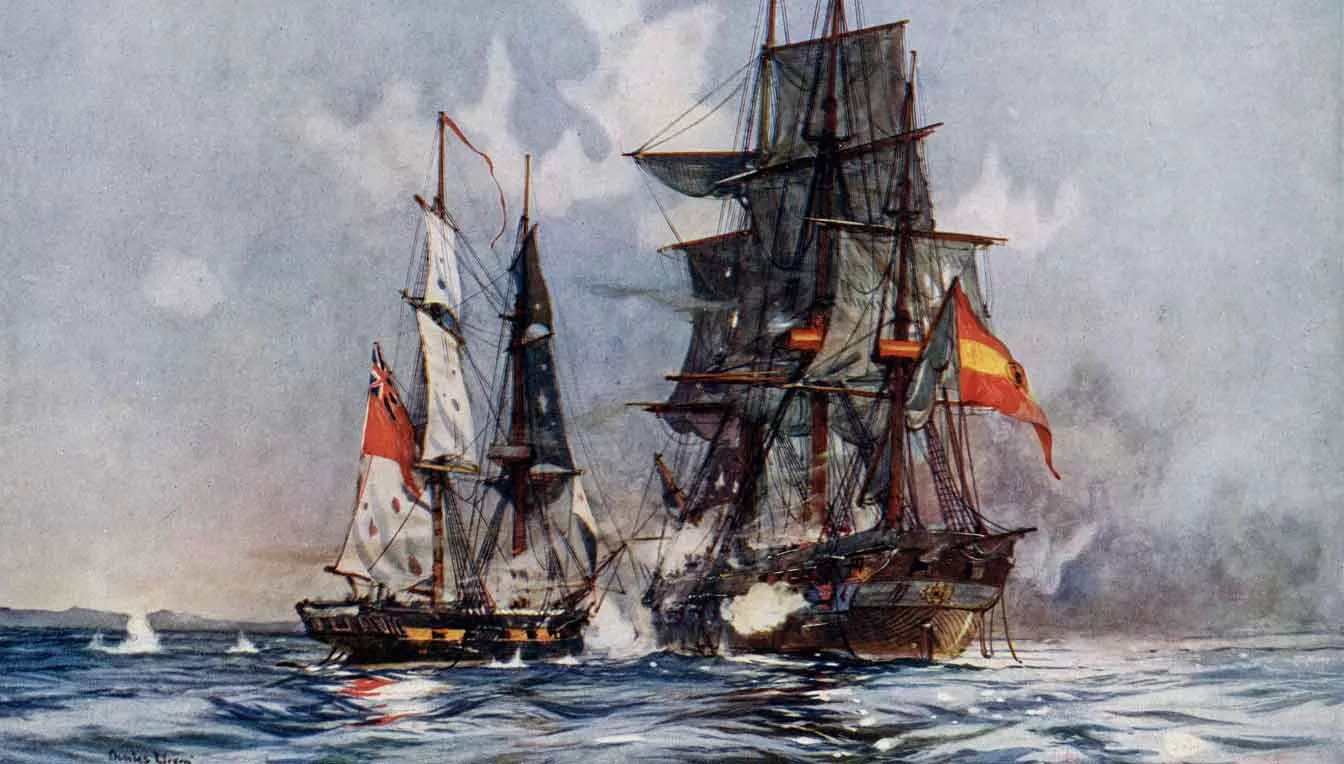 El 1800, Cochrane va ser nomenat comandant del HMS Speedy, destinat a perseguir naus espanyoles i franceses a la Mediterrània