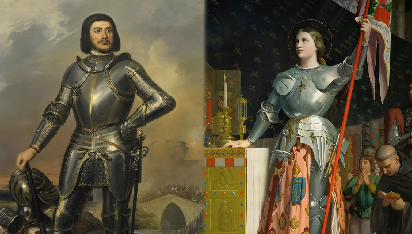 Gilles de Rais va esdevenir el protector de Joana d'Arc en el camp de batalla