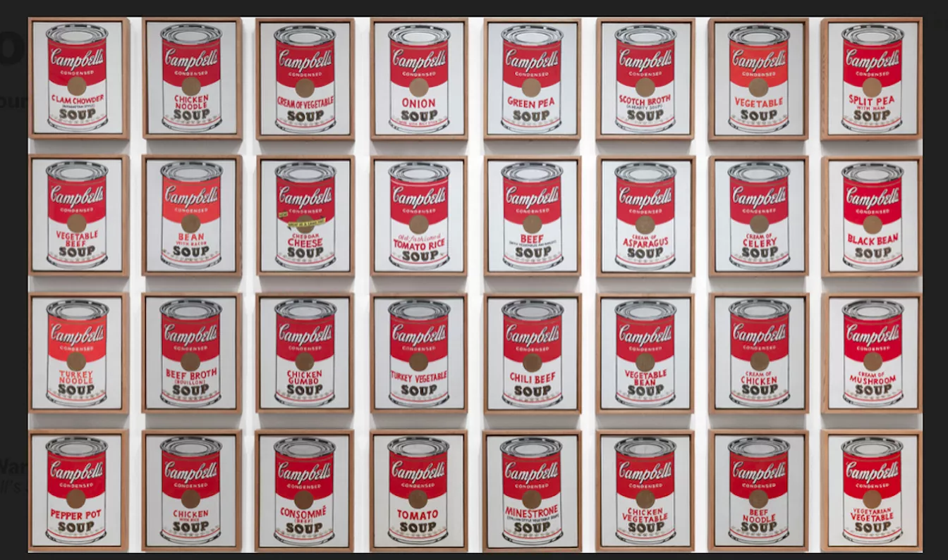 Andy Warhol fa de l’art una subdisciplina del màrqueting del gran consum
