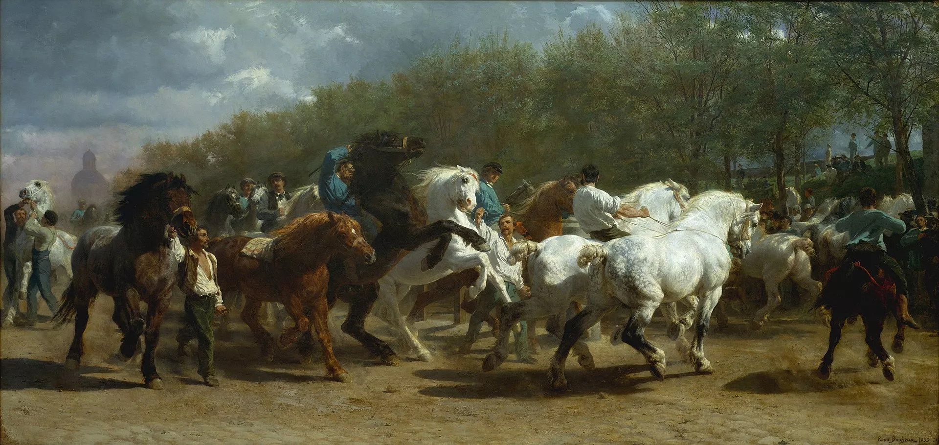 'Fira de cavalls', de Rosa Bonheur