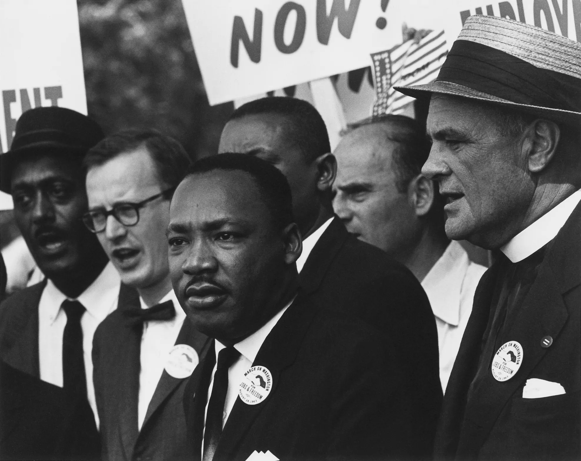 Martin Luther King, Jr. durant la marxa a Washington l'any 1963