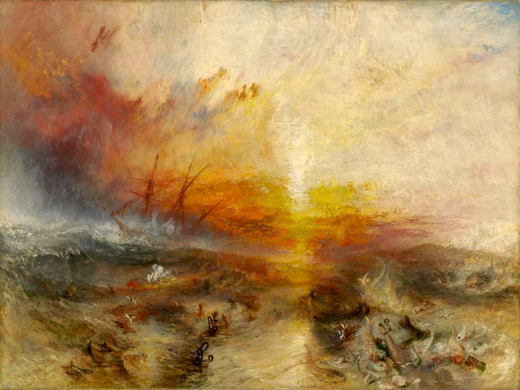 'El vaixell d'esclaus', de Joseph Turner