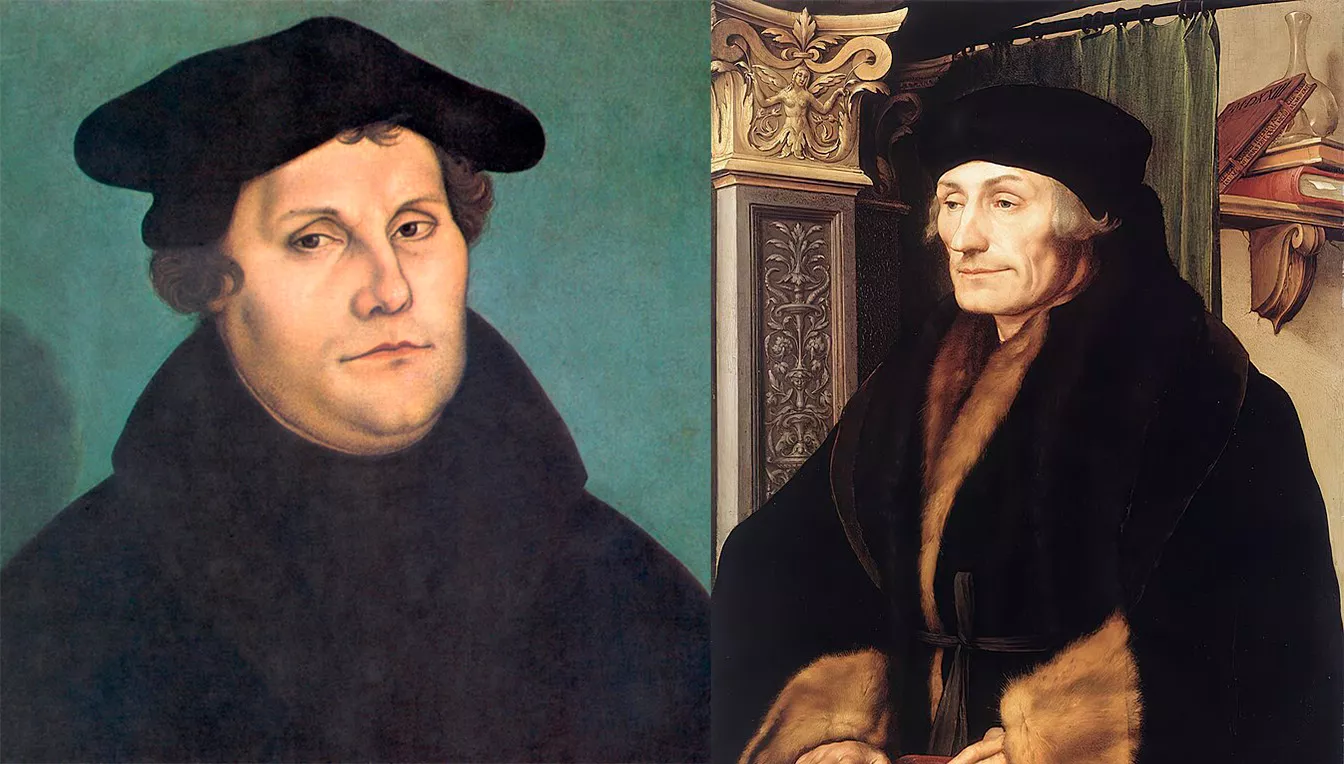 Martí Luter i Erasme van protagonitzar una rivalitat