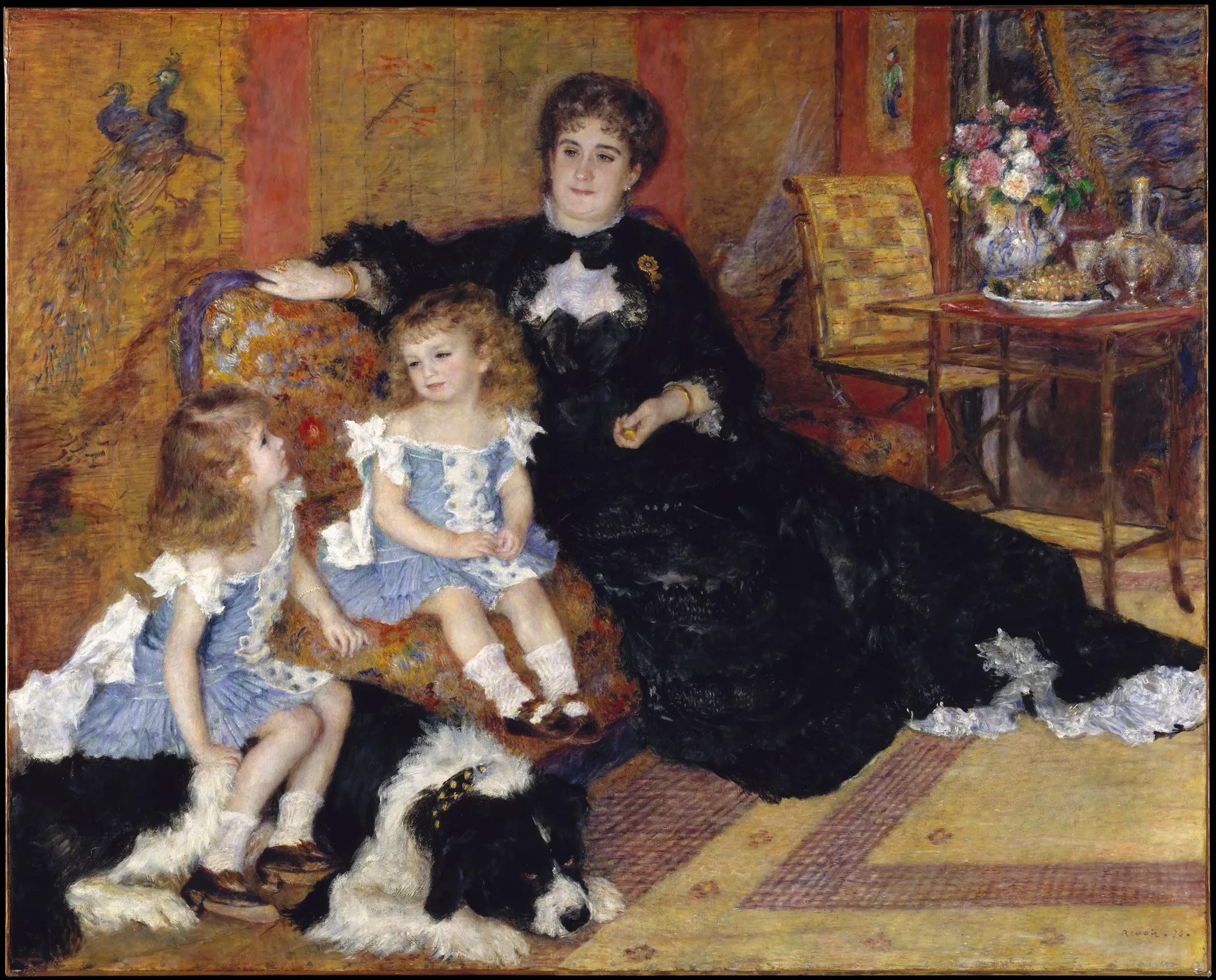 'Madame Charpentier amb els seus fills', de Renoir