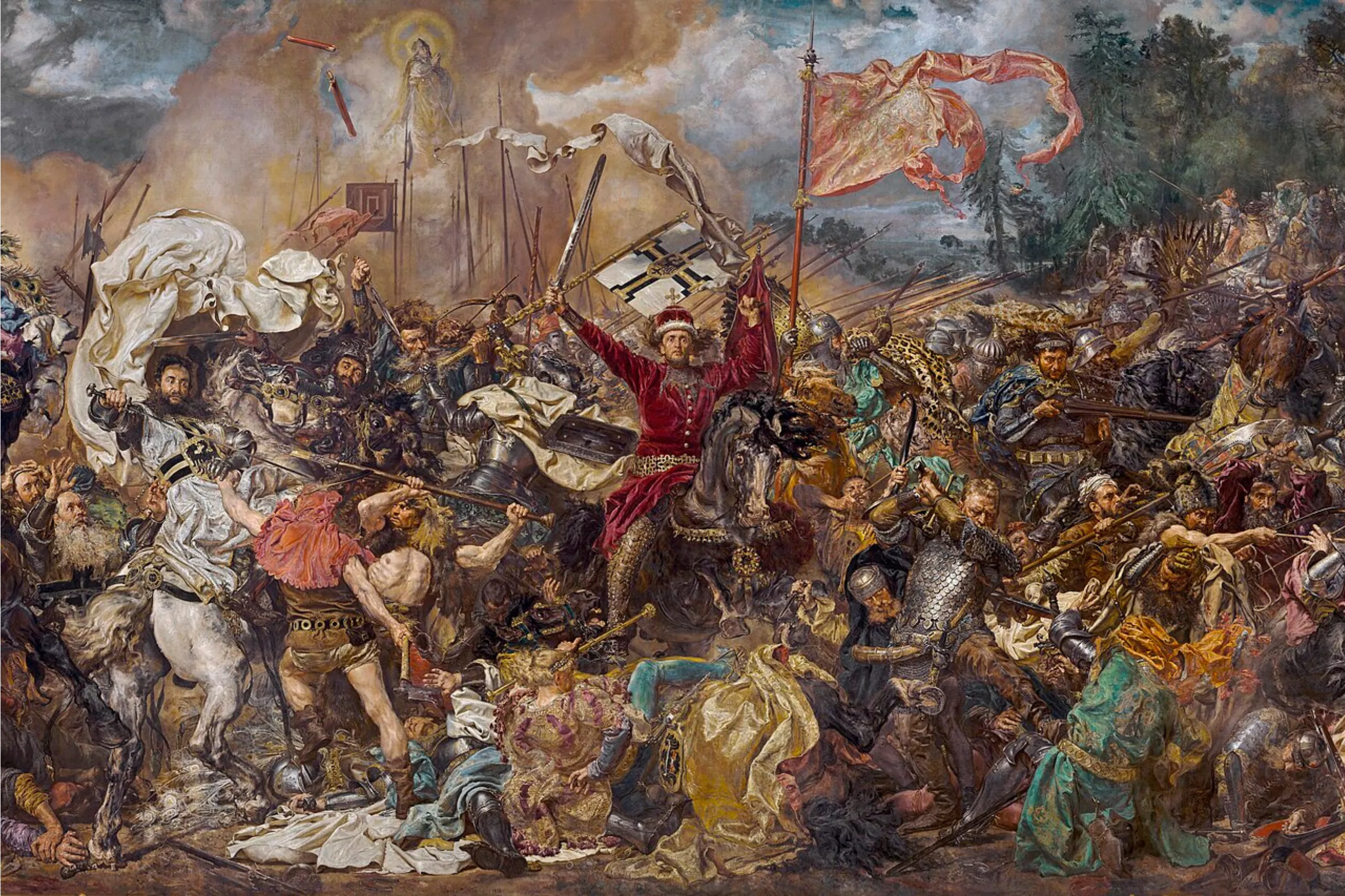 La primera batalla de Tannenberg, un dels enfrontaments militars més importants de l'Europa medieval