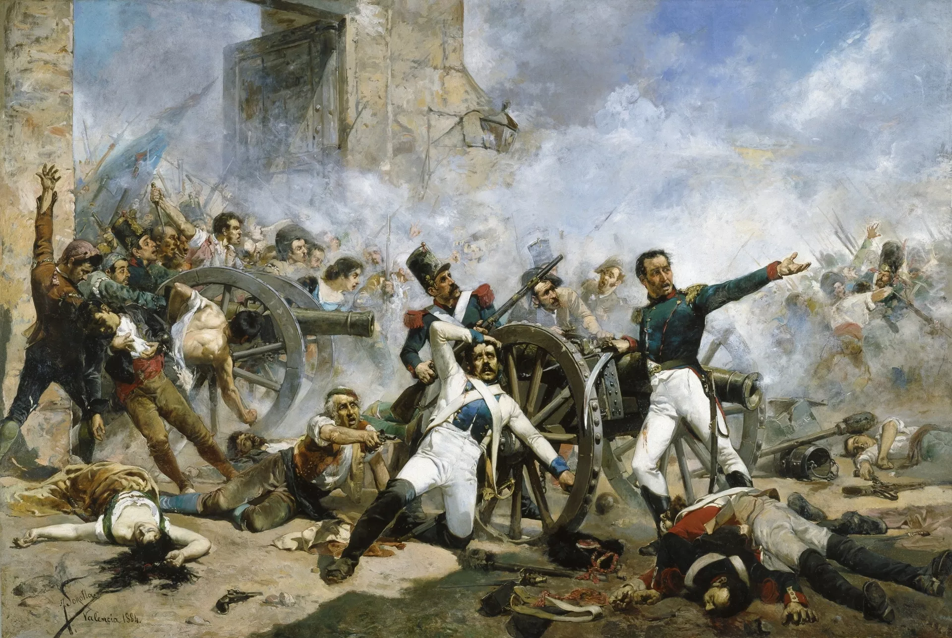 El mariscal Augereau va ser a Catalunya en plena guerra del Francès, entre el desembre del 1809 i el maig del 1810. A la imatge, es mostra l'aixecament contra les tropes napoleòniques a Madrid