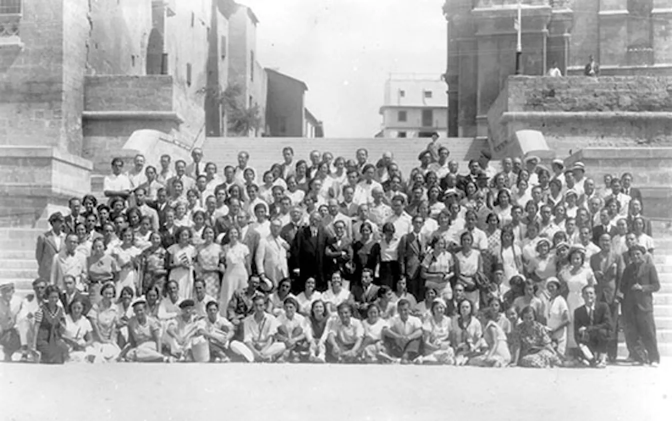 El creuer universitari pel Mediterràni el 31 de juliol de 1933