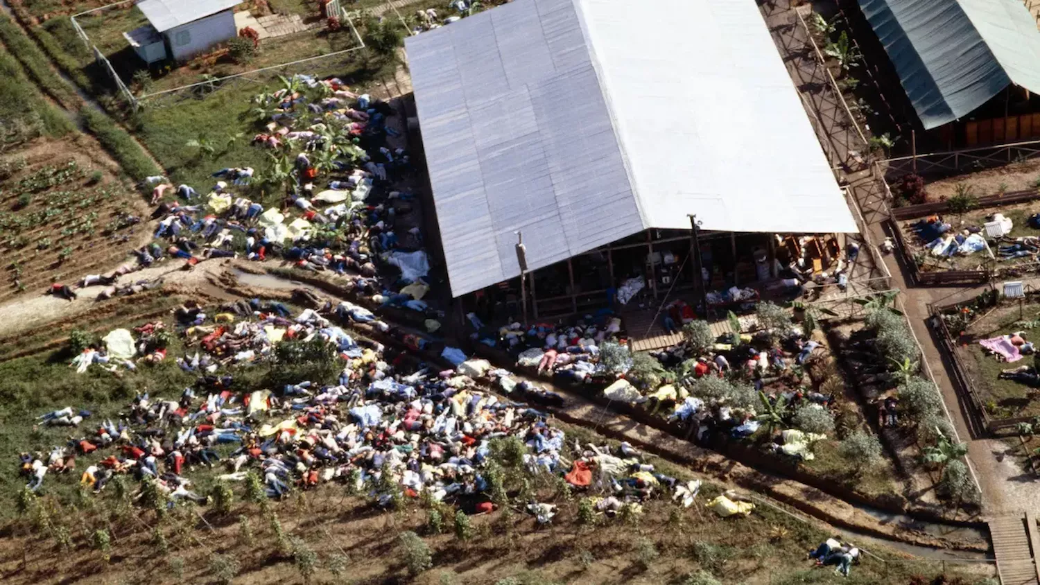 El suïcidi massiu més gran de la història es va dur a terme a Jonestown, durant l'octubre de 1978