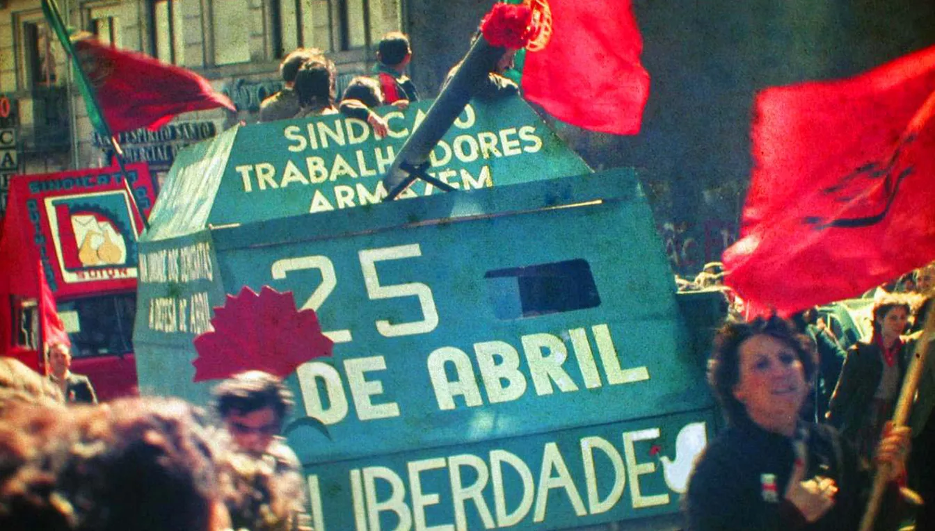 Manifestació el 25 d'abril de 1983 a Porto