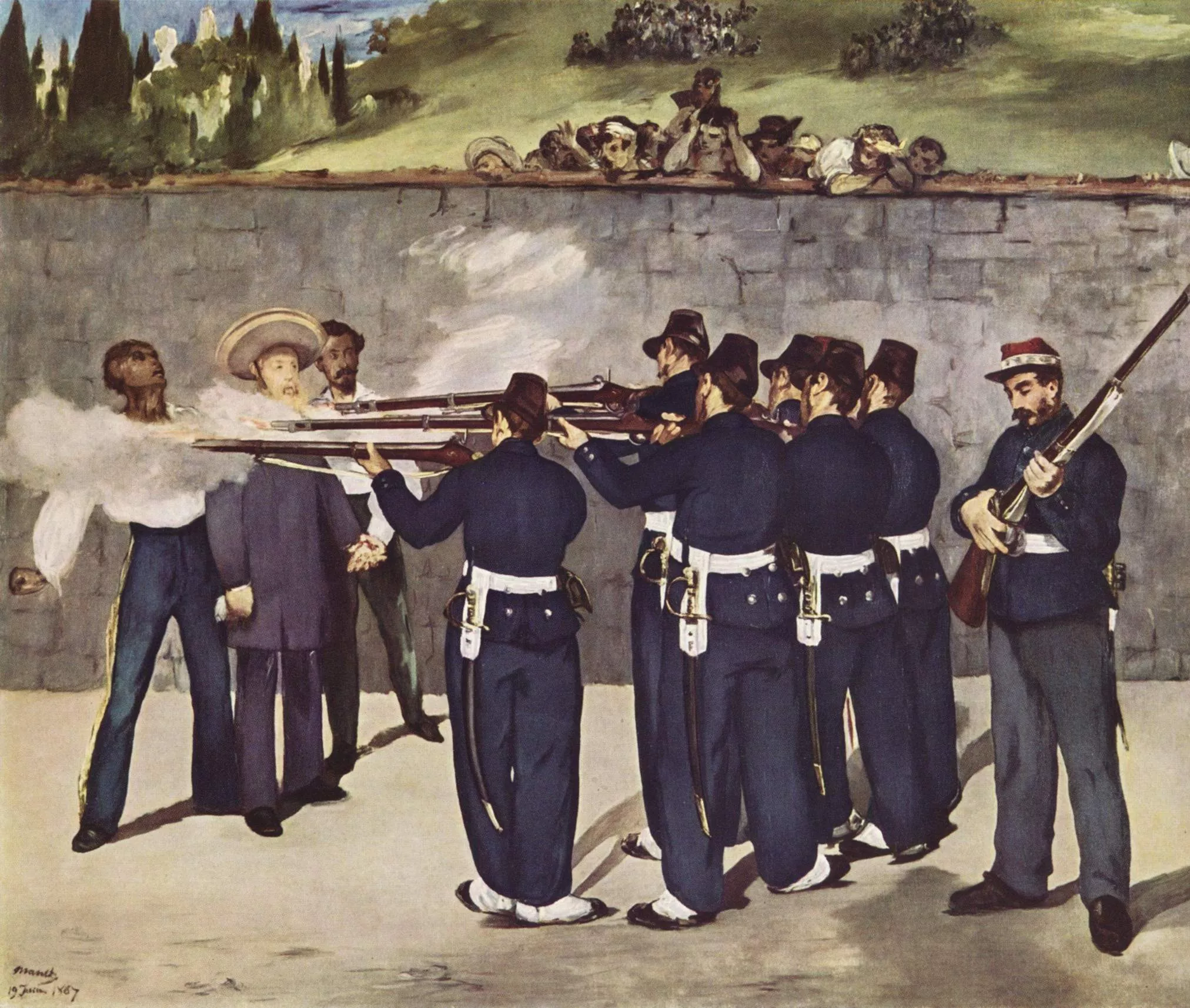 'L'execució de l'emperador Maximilià de Mèxic', de Édouard Manet