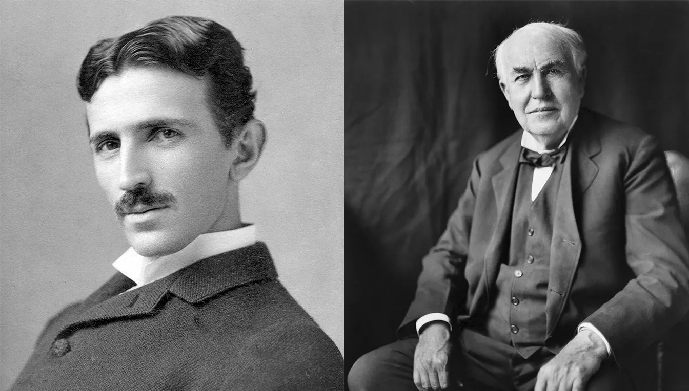Tesla i Edison, dos genis enfrontats