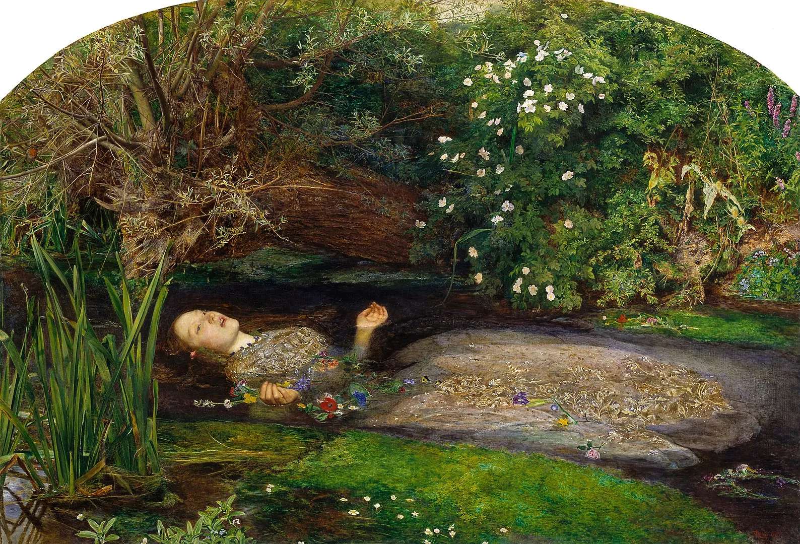 'Ofèlia', de John Everett Millais (1852)