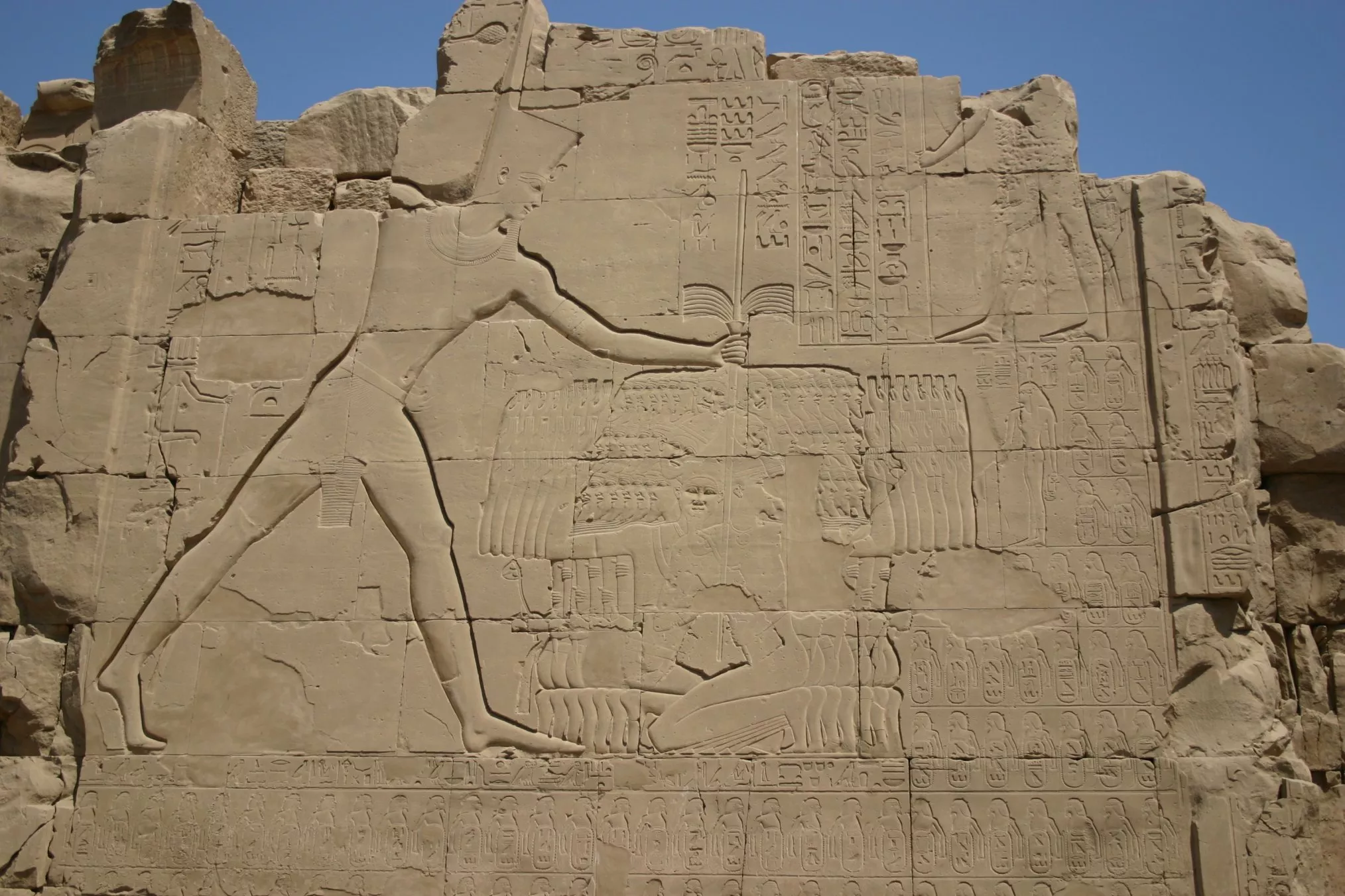 Baixrelleu de Tuthmosis III al temple de Karnak