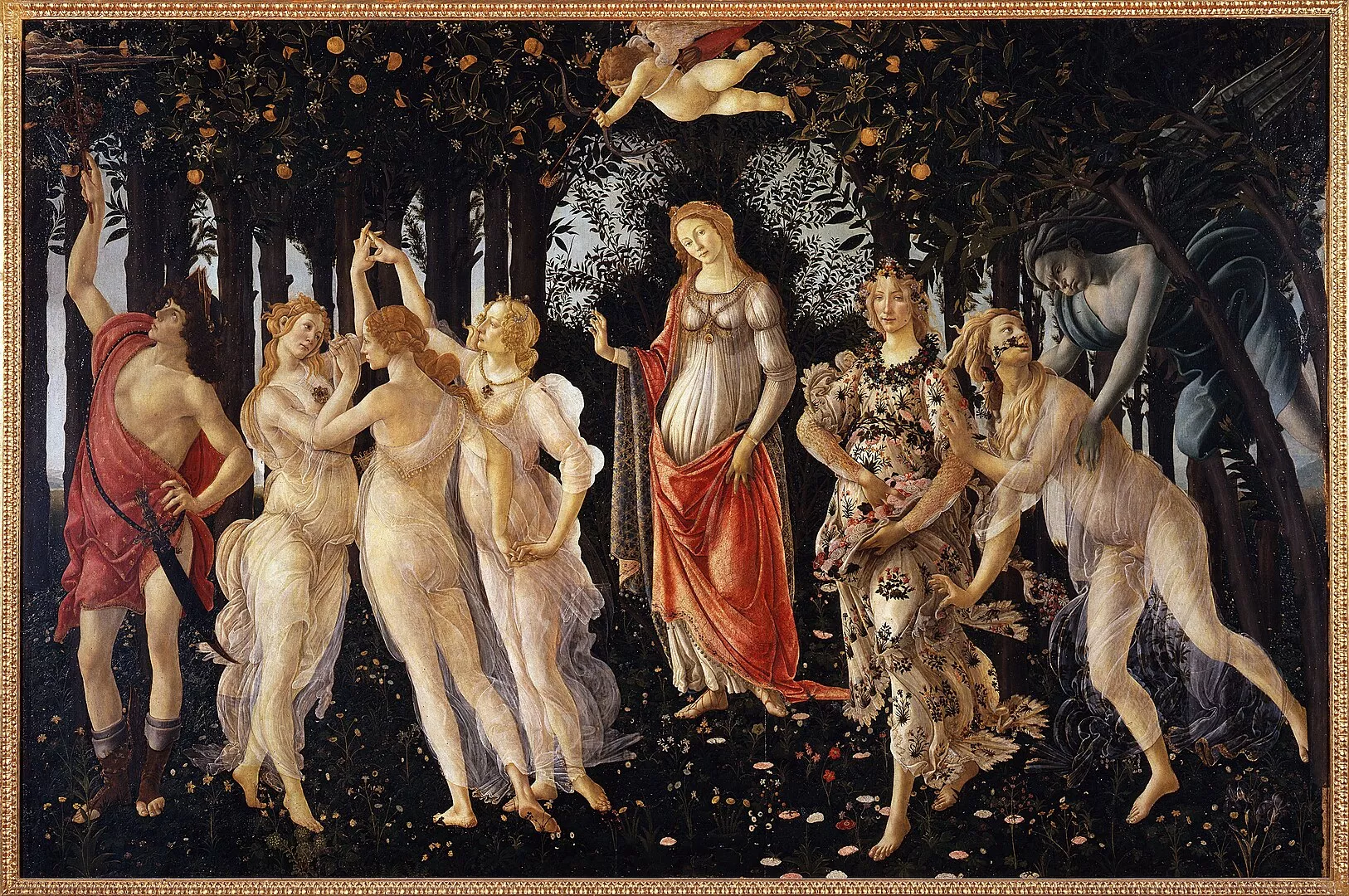 'La primavera', de Sandro Botticelli (1480)