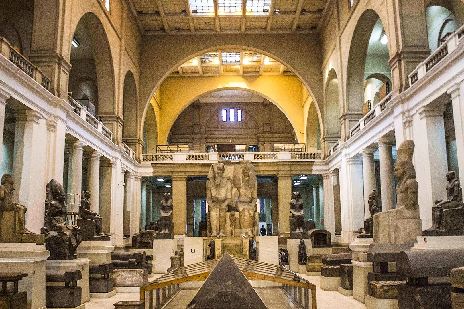 Imatge de l'interior del Museu Egipci del Caire