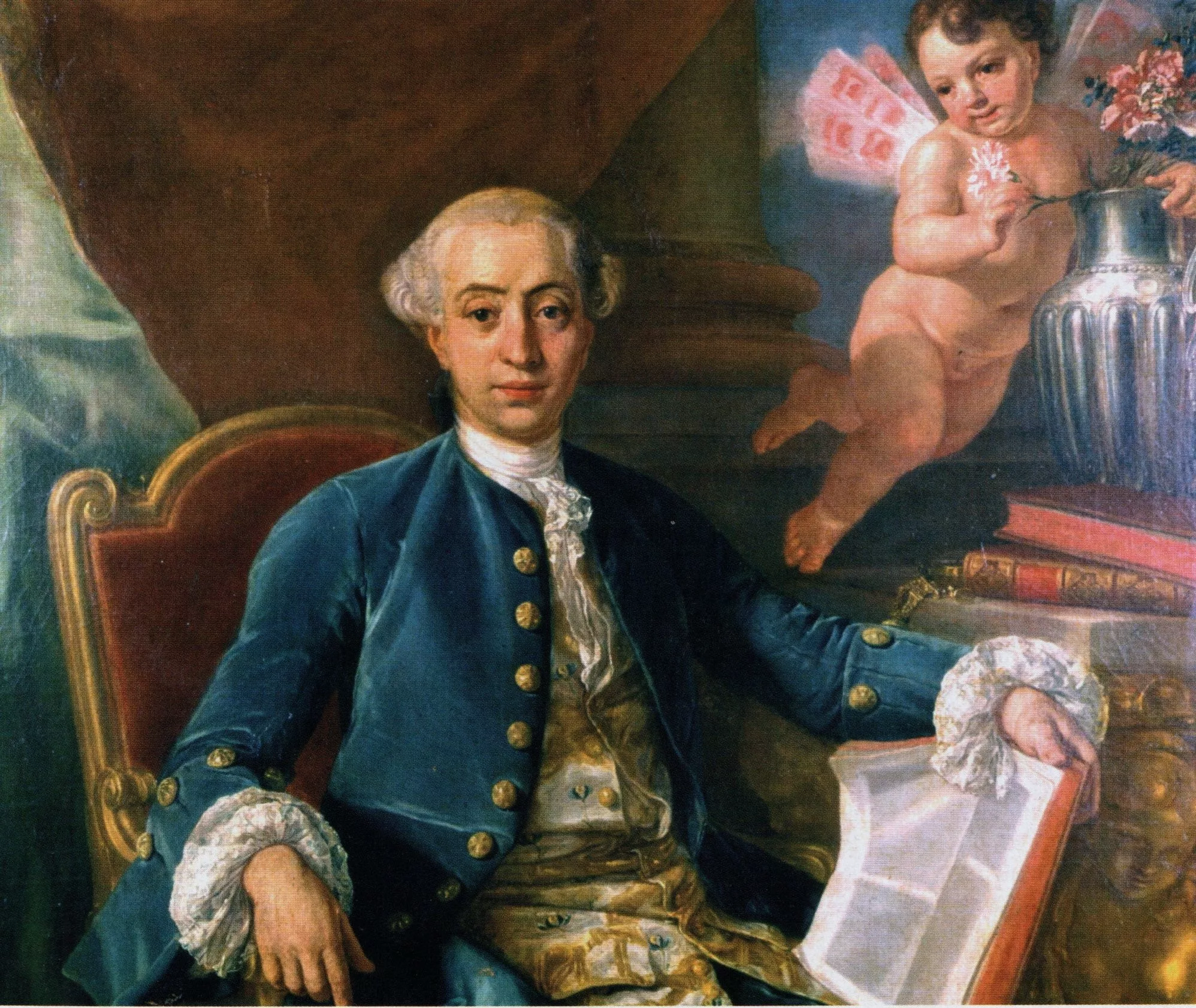 Retrar de Giacomo Casanova, d'Anton Raphael Mengs (1760)