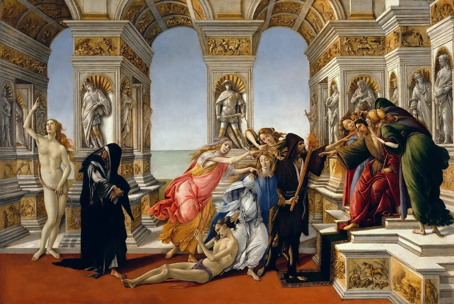 'La calúmnia d’Apel·les', de Botticelli
