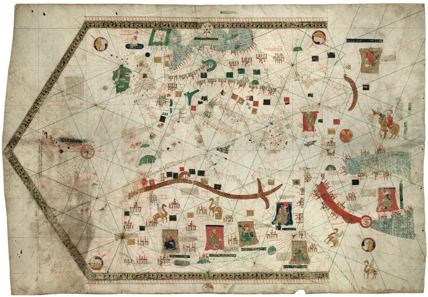 La carta nàutica elaborada al taller mallorquí de Gabriel de Vallseca l'any 1439, una obra mestra de la cartografia